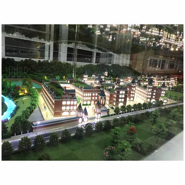 Foreign Language School Scale Model 1:150 Campus Model Classical Style