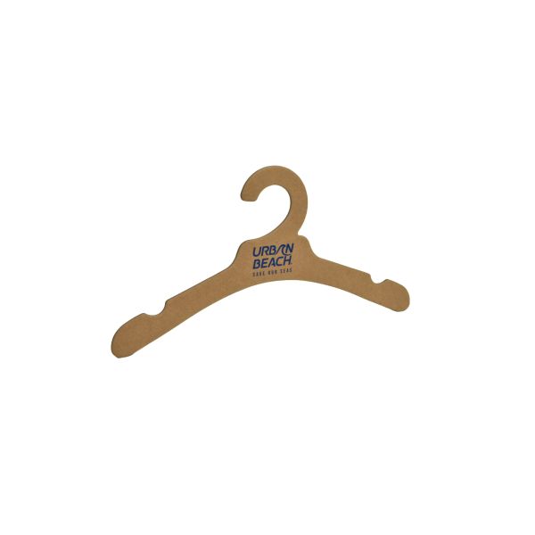 Custom Color Cardboard Clothes Hanger 35Cm Size Paper Hanger For Garment Usage