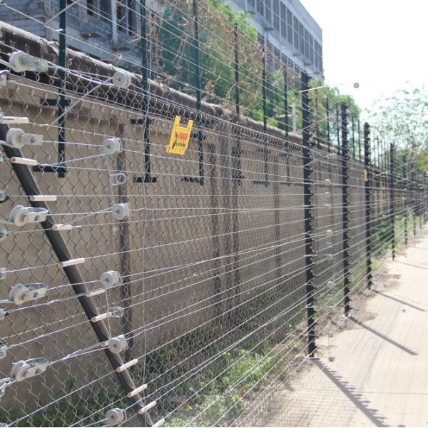 Highway Anti Climb Electric Security Fence Corrosion Resistant