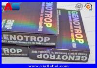 Impresión de Hologramas de Gonadotropina Coriónica Humana Envasado Farmacéutico Caja de 2 ml etiquetas de vial de hierba caja
