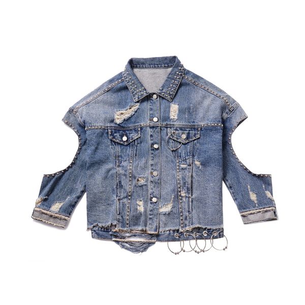 Шарик ногтя тяжелой индустрии верхней части джинсовой ткани BEIANJI незаконный сорванный