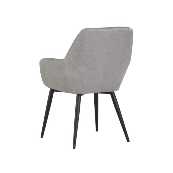 Light Brown PU Furniture Wingback 880mm leisure Chairs With Armrest
