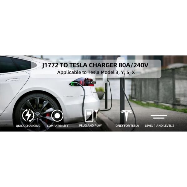 Electric Vehicles Adapter American Standard AC SEA J1772 To NACS Charging Adapter