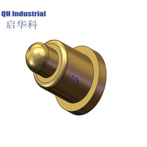 SMT 3.0mm Length Precision Artwork Amphenol Double Head Pogopinn