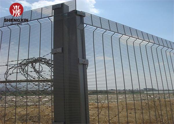 Durable 358 Security Fence High Strength 8 Gauge Welded Wire Fence