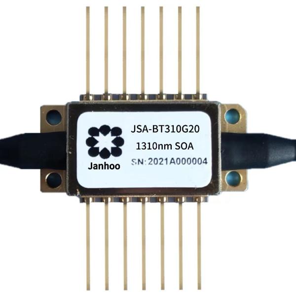 Janhoo 1310nm Butterfly high gain SOA Semiconductor Optical Amplifier For Speed Data Transmission