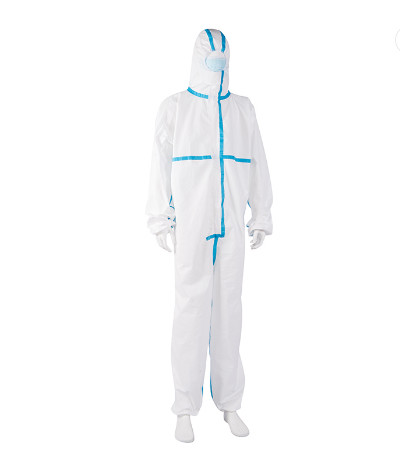 Type 5/6 Disposable Medical Protective Clothing Disposable Coverall Suit GB15979-2002