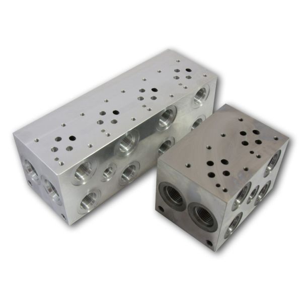 Сплав стандартного гидравлического коллекторного коллектора Hyd t масла блока пластикового алюминиевый
