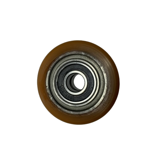 6203 Bearing Linde Balance Wheel 80*30 mm PU Material for Hand Pallet Truck in Food Beverage Shops