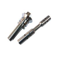 Peças fazendo à máquina limpadas com jato de areia do Cnc CMM que recozem o forjamento de bronze lustrado Ra3.2