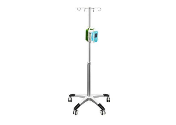 5 Leg Infusion Syringe Pump Stand 4 Hooks Aluminum Alloy Base