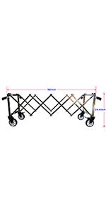 Carbon Steel Funeral Stretcher Truck Church Truck Casket Stand Trolley Cart Fordable Mortuary Supply Fordable Coffin
