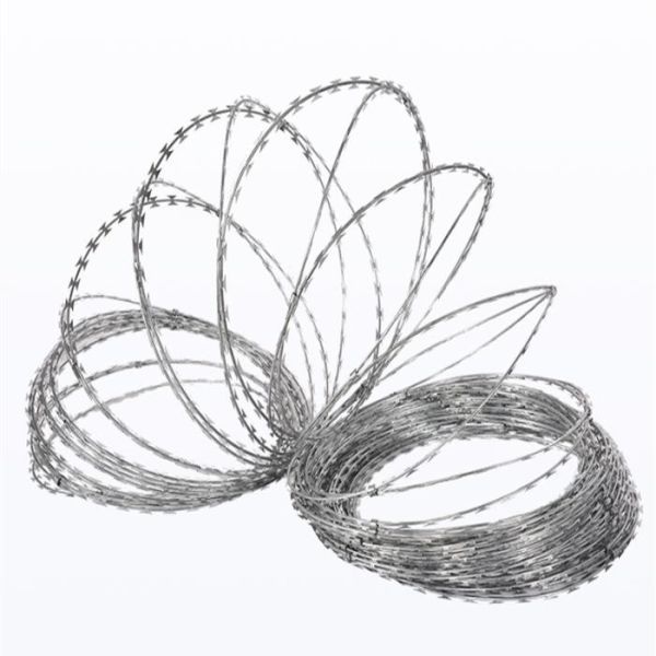 Wear Resisting BTO-22 Galvanized Concertina Barbed Razor Wire for Anti Climbing Security