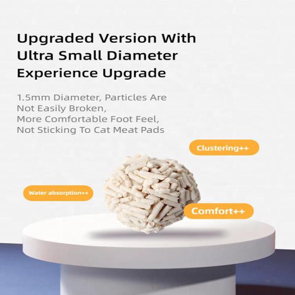 1.5mm Tofu Cat Litter Deodorizing Eco Friendly Deodorizing Soy Cat Litter