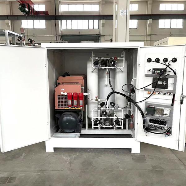 Gerador de nitrogénio de alta pureza para pequenas indústrias, operando a 5°C a 50°C