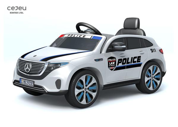 7.5KM/H Licensed Kids Car Mercedes Benz EQC 400 With Remote Control Music