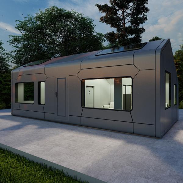 Steel Frame Prefabricated Detachable Container Capsule House Adapted For Resort Camping Life