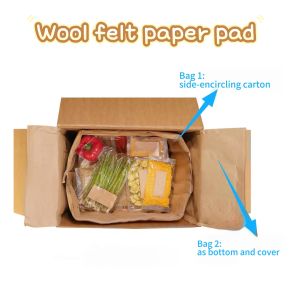 Custom Wool Felt Paper Pad – Any Size, Color & Logo – Kraft+Felt Composite