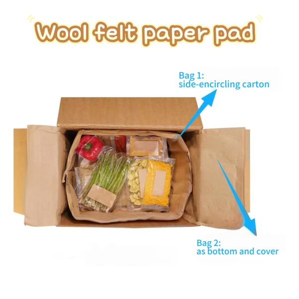 Custom Wool Felt Paper Pad – Any Size, Color & Logo – Kraft+Felt Composite