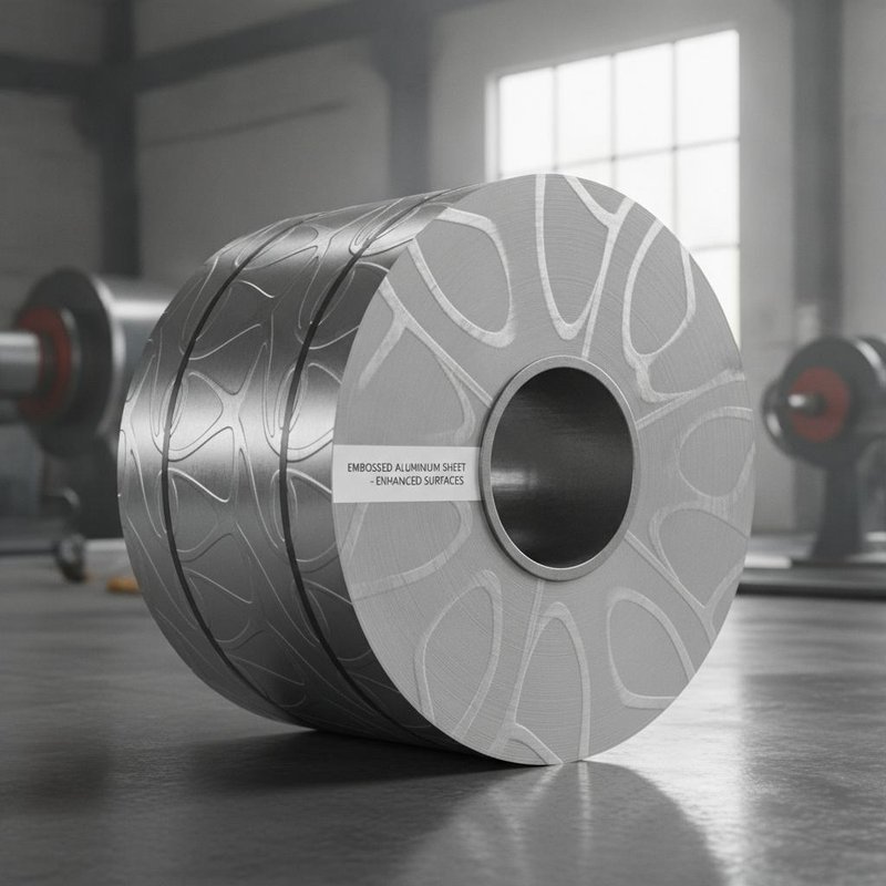 Embossed Aluminum Sheet Roll Embossing Designed to Improve Aesthetic Appeal and Functional Performance of Metal Surfaces