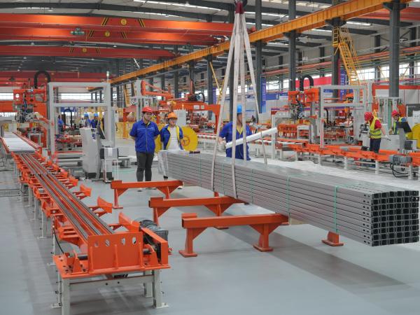 Máquina automática de conformado de rollos de chapa de acero con control PLC