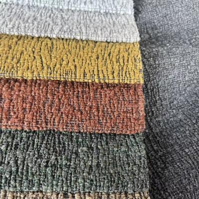 Decorative Waterproof Chenille Fabric Material Chenille Boucle Fabric
