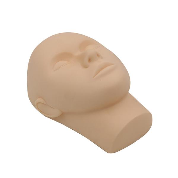 Cabeça de prática permanente da composição da cor da pele do gel de silicone 15 x 13 X12 CM
