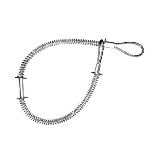 1/8 Hose to Hose Cable Hose Restraints Whip Check for 1/4 Diameter 20 Cable Length Galvanized Loops