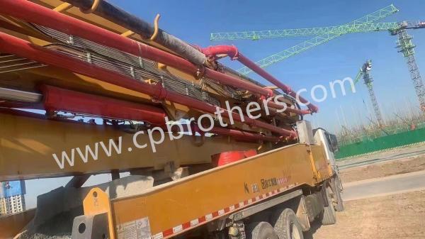White 2021 Xg 62m Concrete Boom Pump Truck Mounted Pump for Smooth Concrete Delivery