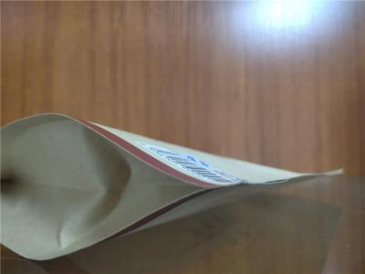 Customized Size Kraft Paper Pouch Reliable With QS / FDA Certification