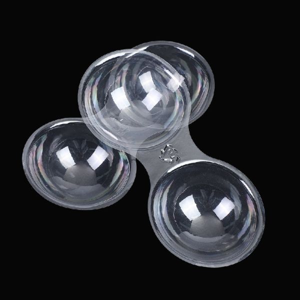 Customized disposable vacuum formed transparent plastic PET PVC plastic hinge clamshell silicone bra underwear support packaging tray