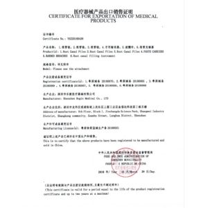 Shenzhen Rogin Medical Co., Ltd Сертификации