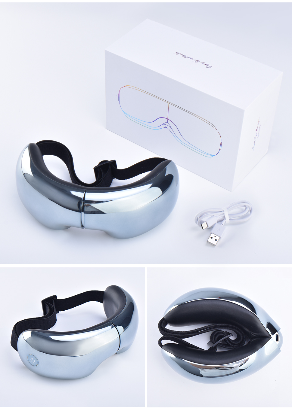 Air Pressure and Beauty Apparatus Eye Care Electric Eye Massage With Heat Wireless
