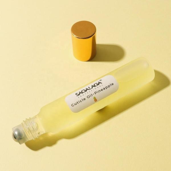 L'huile de cuticule de stylo à rouleaux naturelle revitalisante pour les ongles pour la peau endommagée et les ongles fins sans cruauté 10 ml Logo personnalisé