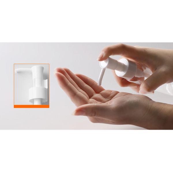 Personal Care Plastic Pump Shampoo Dispenser Non Spill Silk Screen Printing