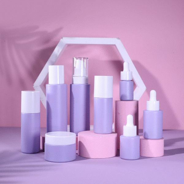 Косметики упаковывая круглую бутылку заботы кожи бутылки капельницы 15/20/30/40/50/100ml установили PC150