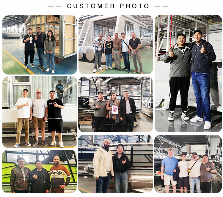 Houseboat Pontoon Boat Tube with Aluminum Construction and Round Design