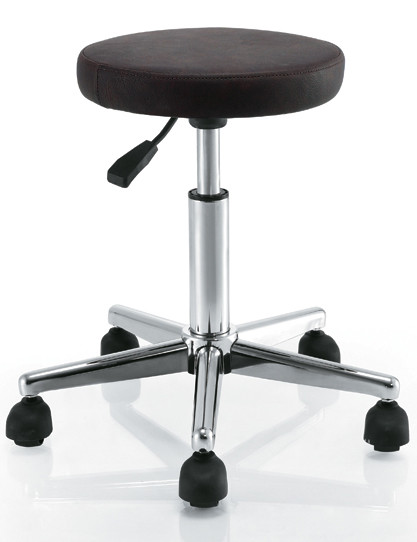 Beauty Salon Rolling Chair For Hair Cutting , Swivel Counter Stools Gas Pump
