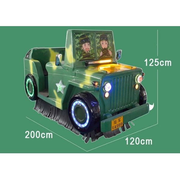 Fashion Children Car Racing Game Machine With Fiberglass Material Durable