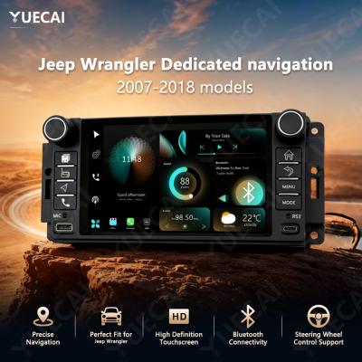 7Inch Android Car Stereo Car Radio GPS Car Audio FM Digital Signal Processor Touch Screen Navigation for Jeep Wrangler