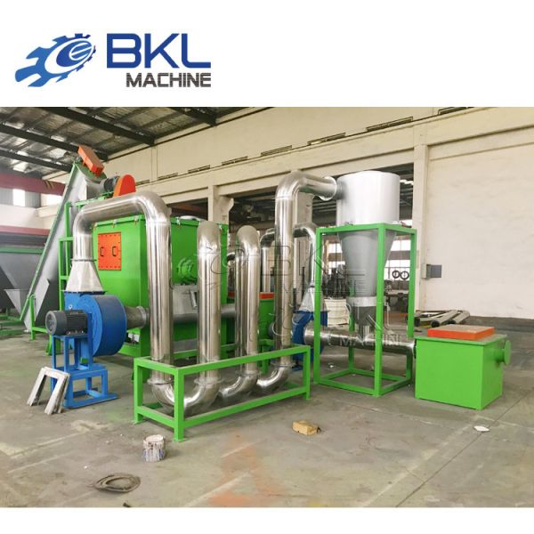 LDPE Film Pp Pe Film Washing System 500kg/Hr Wet Crusher