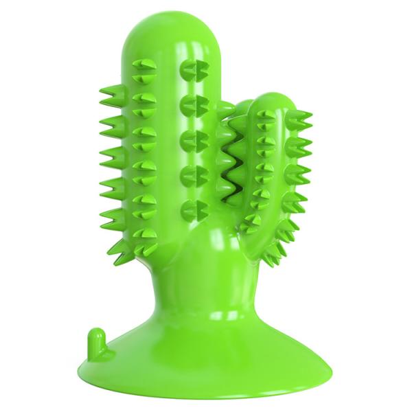 Cactus Shape Tooth Cleaning Cute Pet Toys Dog Bite Toy With Customized Service