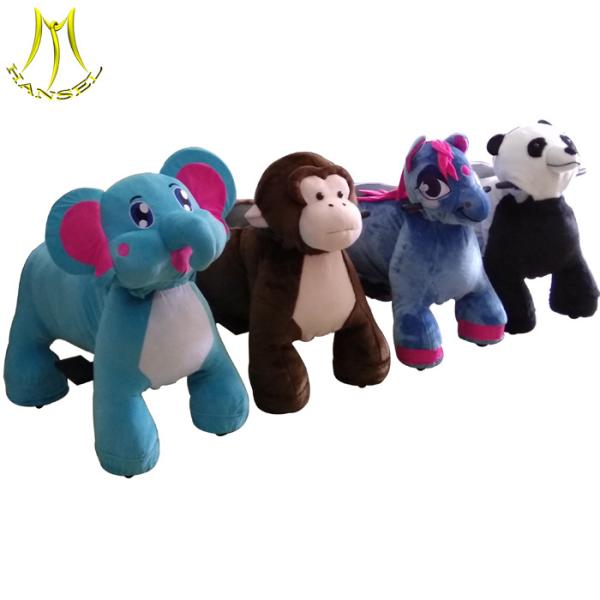 Hansel token operated commercial electric ride on train motorbike for kids