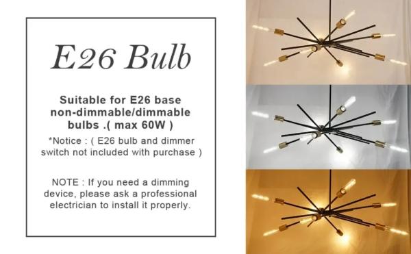 Elegant LED Pendant Ceiling Light Versatile Chandelier Eastyn Chandelier（WH-AP-643）