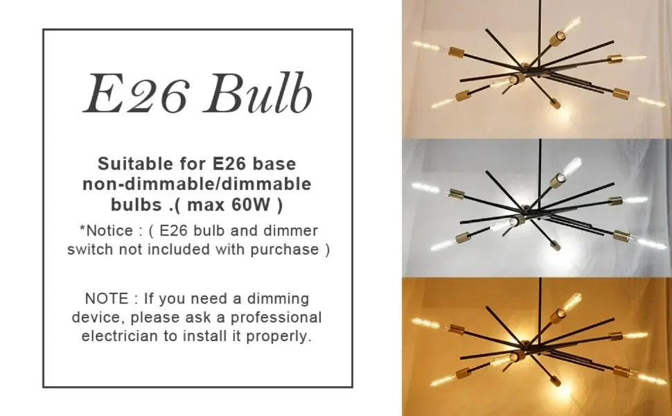 Elegant LED Pendant Ceiling Light Versatile Chandelier Eastyn Chandelier（WH-AP-643）