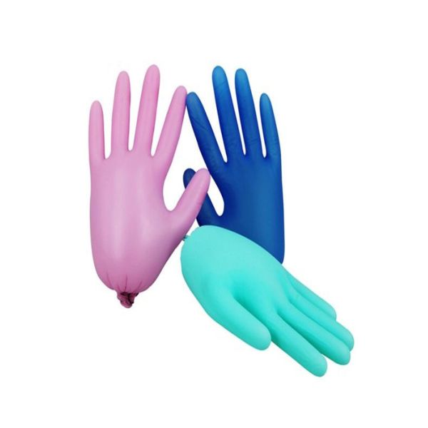 Текстурированное чувство природного каучука перчаток подсказок пальца хирургическое резиновое увеличило сжатие