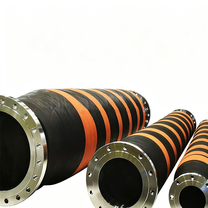 Floating Rubber Pipeline with Large Diameter Flange Connection Aging Resistant for Long Service Life