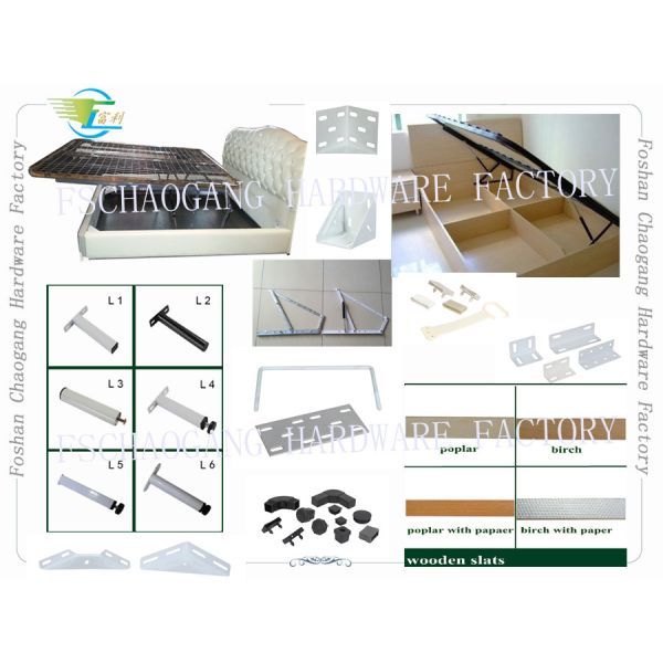 Steel Adjustable Bed Frame Accessories Parts Gas Lift for Support 120kg