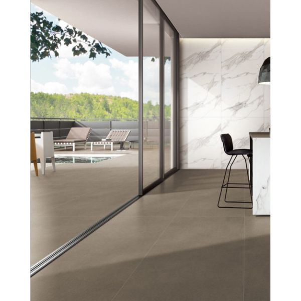 Плитка пола взгляда анти- кухни плитки фарфора взгляда цемента комнаты прожития выскальзывания конкретная