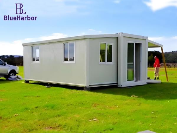 Expandable Prefab Steel Container Homes Foldable 20ft 40ft